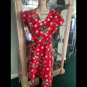 Queen of hearts Reto Style Dress